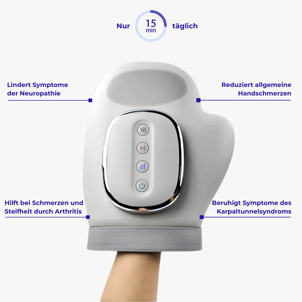 TheraSense Pro – Drahtloses Handmassagegerät 3 in 1